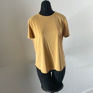 Mustard yellow top
